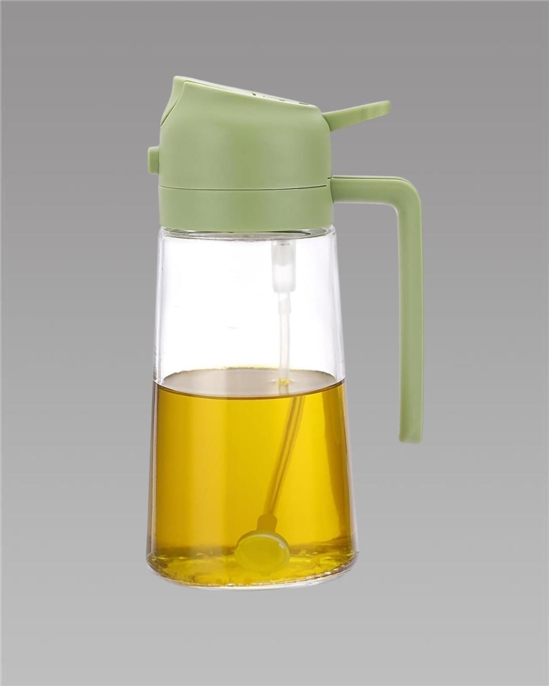 Multipurpose Oil Sprayer and Dispenser Glass Jug with lock system (500 ML)